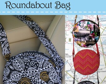 Roundabout Bag PQD 221 - DIY Project - Bosal Roundabout Fusible Interface 495