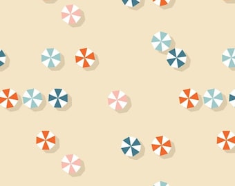 Beach Parasols - Camelot Fabric Beach Hair Don't Care Collection - 21210304-01 Beige - Priced by the half yard