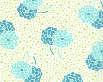 10814-17 Simply Colorful Style Lime Green and White Metro Geometric Ogee by Vanessa Christenson for Moda