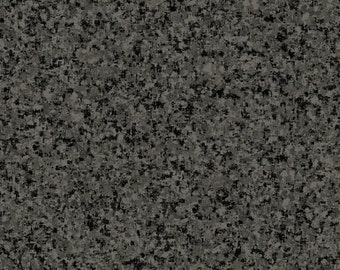 Charcoal Gray 23528 KJ - Solid Textured Fabric - Quilting Treasures QT Basics Color Blender - Priced by the 1/2 yard