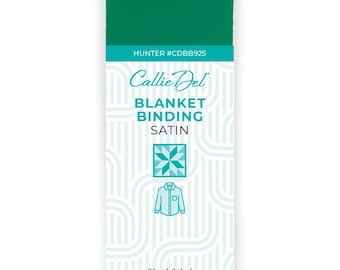 Satin Blanket Binding - (2-inch x 4.75-yard packet) Callie Del - 8 Color Choices
