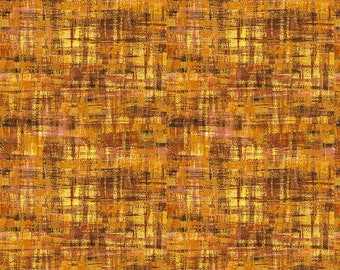 Brushstrokes Tonal - Gold 19701 - Paintbrush Studio - Priced by the half yard