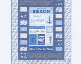 Panel Quilt Pattern - Grand Stand by Kari Nichols for Mountain Peek Creations - MPC 328 - DIY project Finishes 54 1/2in x 64 1/2in