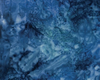 Benartex Batik  – 9219 50 Agate Ocean Blue – Lagoon  - Priced by the half yard