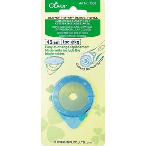 Clover Rotary Cutter Blade  - 45mm  - Handle Required (sold separately) - 7508