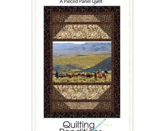 Platform Pattern - Panel Pattern (24"-36") Kari Nichols for Quilting Renditions 1236 - Paper Pattern/Instructions