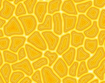 Oasis Stepping Stones Fabric - Oasis Pannotia - Yellow - 59-5662 - Priced by the Half Yard