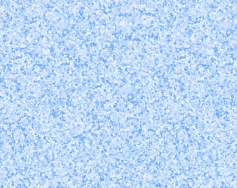 Blue - Light Blue Solid Textured Fabric - Quilting Treasures QT Basics Color Blend II - 23528 WX Ice - Priced by the 1/2 yard