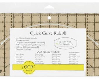 Quick Curve Ruler Large - From Sew Kind of Wonderful By Jenny Pedigo - Acrylic # SKW100