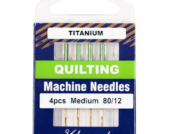 Klasse Quilting Titanium  Machine Needle - Size 80/12 - Klasse - 4 Needles per pack - AA 5106 T