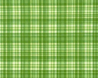 Viola 21425-7 Green Plaid by Debbie Beaves for Robert Kaufman Fabrics - Priced by the half yard