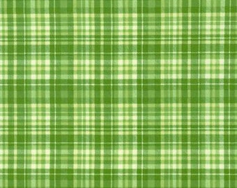 Viola 21425-7 Green Plaid by Debbie Beaves for Robert Kaufman Fabrics - Priced by the half yard