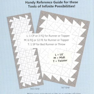 Twister Planning Guide by Twisted Sister Designs - For use with Pinwheel templates (sold separately)