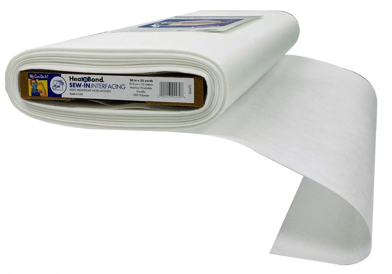 HeatnBond 20 x 1-Yard Medium Non-Woven Fusible Interfacing - Each