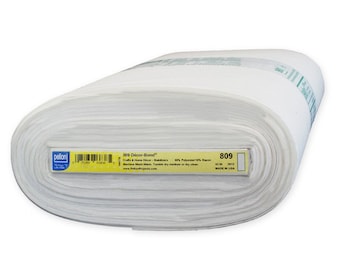 Decor Bond - Pellon 809 - White - , Rigid Fusible Nonwoven Interfacing - Priced by the half yard, 44 inch wide