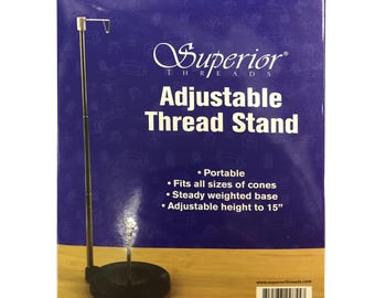 Telescoping Weighted Base Thread Stand - Superior - Cone Holder - adjustable Extension - Priced by the each