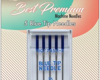 Clover Organ - Embroidery Blue Tip Machine Needles 75/11 9130 - 5-pack