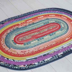 Jelly Roll Rug Pattern - Choose Square, Rounded, or Colossal - Rona Lambson -  DIY Project - Pattern only