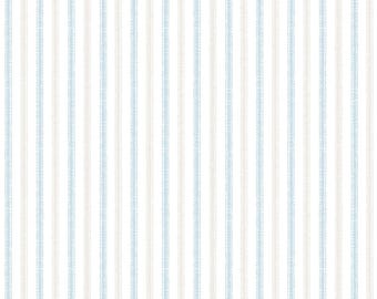 One Snowy Day - Stripe 10373  BE - Blue Ecru -  Hannah Dale for Maywood Studio - Priced by the Half Yard