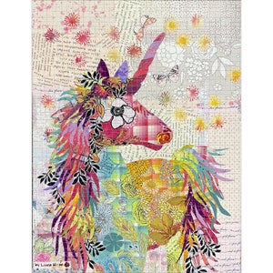 Unicorn Collage - Laura Heine Design - Applique Design - Mini Unicorn 18&quot;x24&quot; - DIY Pattern Or Kit Option - full size reusable template