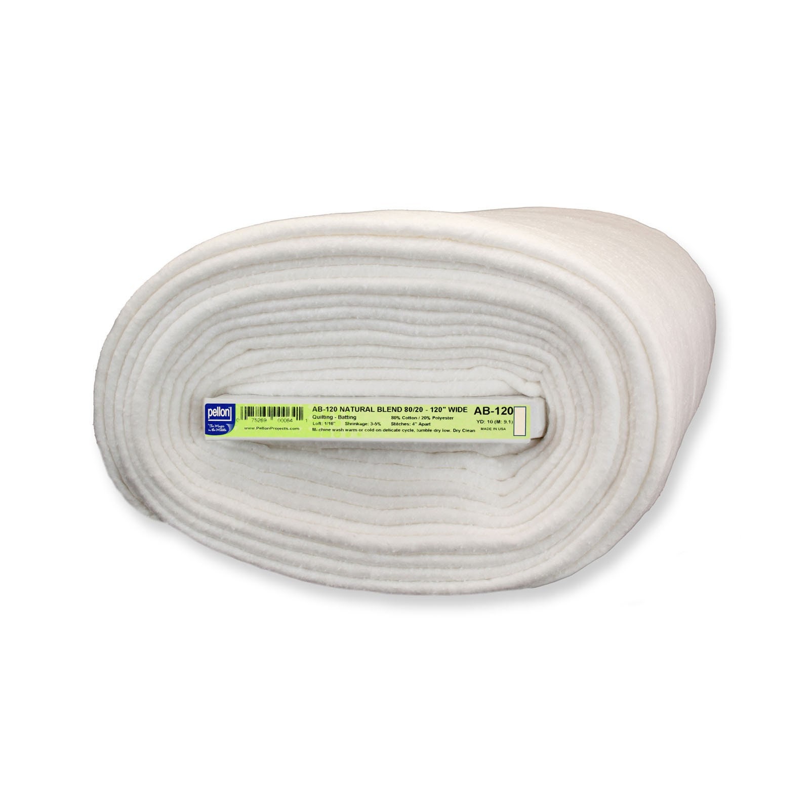 Pellon Fusible Polyester Batting, White. 60 x 6 Yards by the Bolt 1 Pack