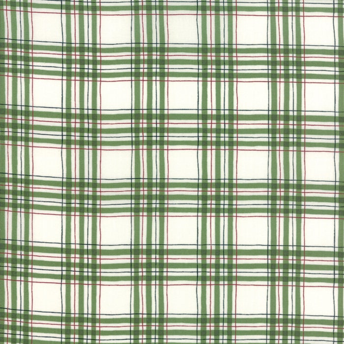 Plaid Flannel Hearthside Holiday Brushed Cotton Plaid Weave 19835