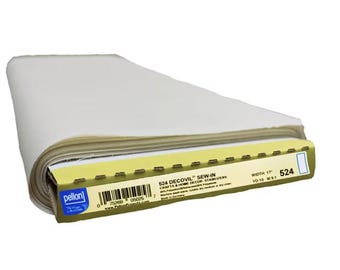 Decovil Sew-In - Pellon 524 - Beige - Rigid Nonwoven Interfacing - Priced by the half yard, 17 inch wide -