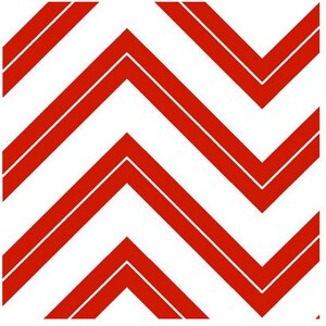 Cruzin' Chevron Fabric - Cruzin' Zig Zag by Barbara Jones of QuiltSoup for Henry Glass 5993 08 Red - Priced by the 1/2 yard