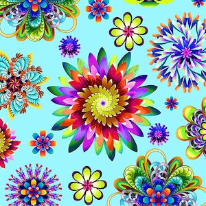 Fractal Forest-Digital Medallion Sky - Art Loft - PER QUARTER METRE Fractal Forest-Digital Medallion Sky - Art Loft - PER QUARTER METRE