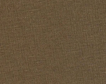 Knit Fabric - Karavan Knit Solid in Coco Jersey Knit by Valori Wells for Free Spirit JKDEKAR Mocha Brown - Priced by the half yard