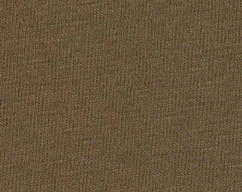 Knit Fabric - Karavan Knit Solid in Coco Jersey Knit by Valori Wells for Free Spirit JKDEKAR Mocha Brown - Priced by the half yard