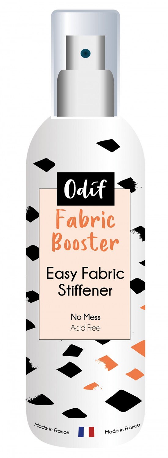 Fabric Booster from Odif Fabric Stiffener Spray on Stabilizer