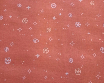 Moongate - 9688 O Asteroids Nebula Orange by Christina Cameli - Maywood Studio Fabric - Priced by the half yard
