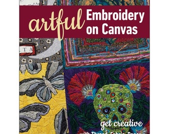 Artful Embroidery on Canvas - Irene Schlesinger - Embroidery -  Needlework - Fiber Arts - Softcover Book - CTP 11365 - 128 pages New