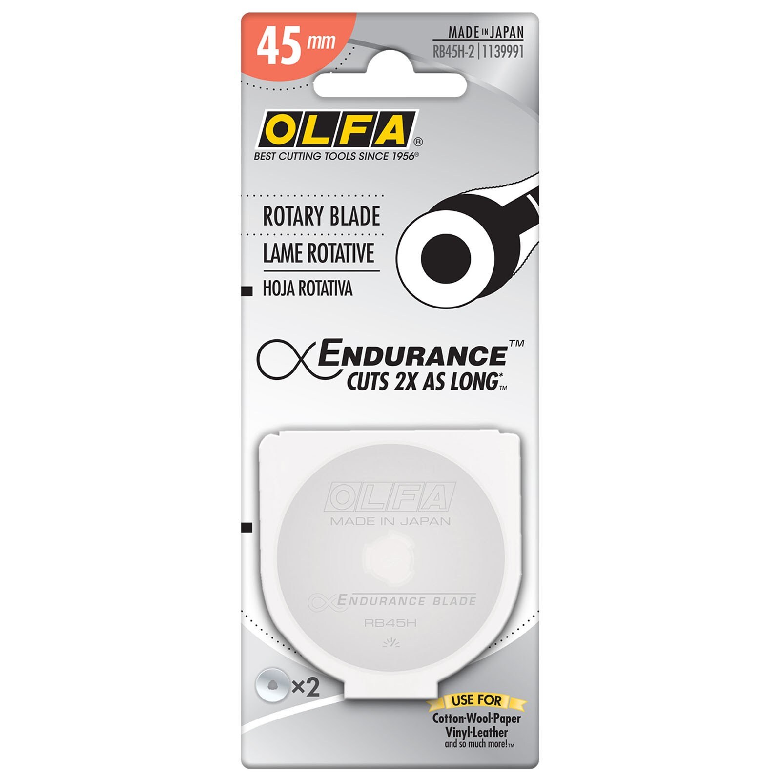 OLFA Endurance Rotary Blade Refill 60mm