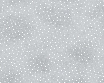 Comfy Flannel - Dotted Gray - Cotton Flannel - AE Nathan - 9527 99 Gray  - Priced by the half yard