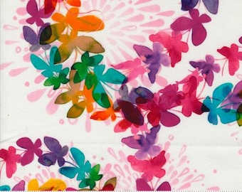 Playgrounds  Butterfly Swirl - Paper Rainbow 2264 12 - Amarilys Henderson for Moda Fabrics - Priced by the half yard