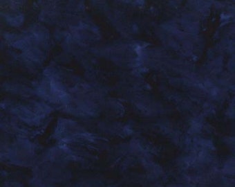 Kaufman Prisma Batik - Navy Tonal - AMD 70009 - Deep Blue - Priced by the half yard