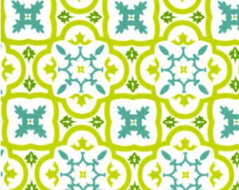 Andalucia Moorish Tile Fabric - Andalucia by Patty Young  for Michael Miller DC3896 WHIT D - Priced by the 1/2 yard