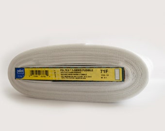 Pellon Peltex 71F Ultra Firm One Side Fusible Interfacing Stabilizer - Priced by the Half Yard - 20-Inch wide