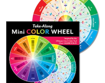 Take-Along Mini Color Wheel by Joen Wolfrom - Color Wheel Card - Portable Color Wheel 20462