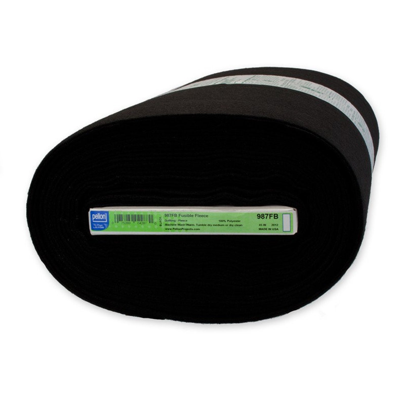 Fusible Fleece Medium Weight Pellon 987B Interfacing Black Etsy