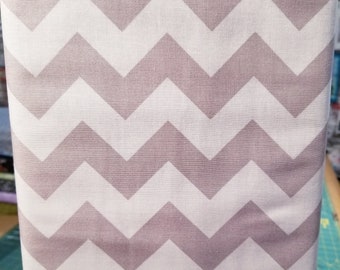 Medium Chevron Fabric by Riley Blake Designs C380 41 Taupe Gray - Priced by the 1/2 yard