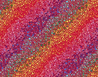 Bubble Up 7635 334 Red - Wilmington Essentials -  Priced by the half yard