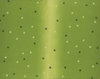 Moda Fabric - Ombre Confetti V & Co. Metallic Dots - Avocado Green 10807 52M - Priced by the half yard (Discontinued Color)