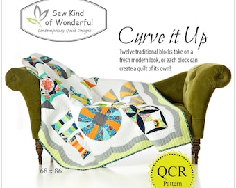 Curve It UP Pattern featuring Quick Curve Ruler - Sew Kind of Wonderful By Jenny Pedigo # SKW408