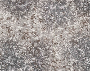 Fairy Frost Fabric - CM 0376 Gunmetal Gray - Pearlized Metallic Fabric - Michael Miller - Priced by the 1/2 Yard