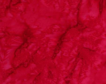 Hoffman Bali Batik - 1895 5 Red - Hoffman Fabric - Priced by the Half Yard