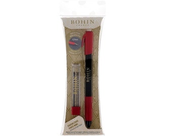 Bohin Extra Fine (.9mm) Fine Fabric Marking Pencil - Pen & Refills - Choose color