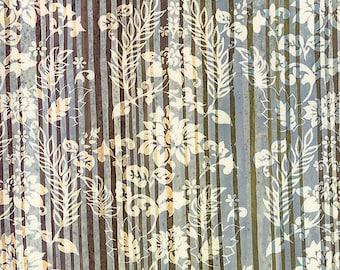 Batik Express Yourself Color Bands -  BT 23027-148 Organza Gray Cream - Riley Blake Fabrics - Priced by the half yard